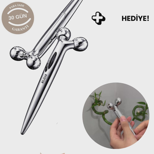 🎁 3d Yüz Cilt Sıkılaştırıcı Rulo Masaj Aleti HEDİYE